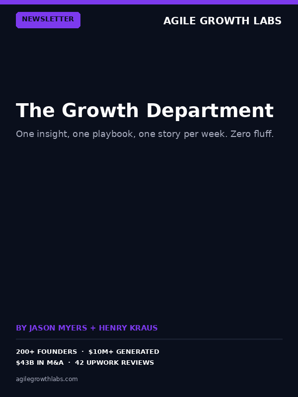 The Growth Department
