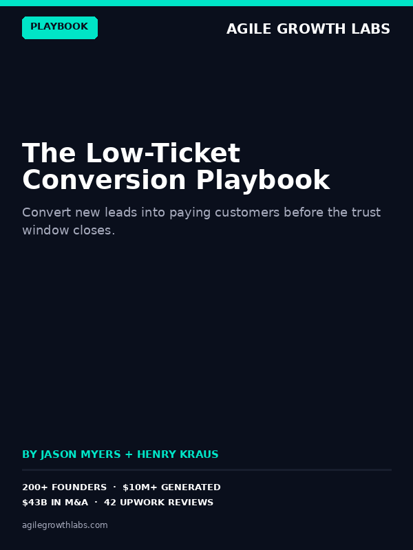 The Low-Ticket Conversion Playbook